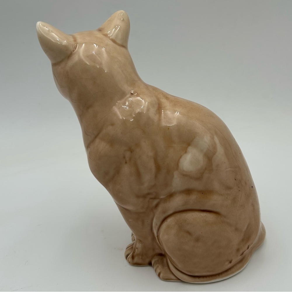 Vintage Tan Cat Figurine - Picture 2 of 5